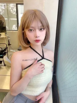 ショート カラー Hiroki 韓国ヘア🇰🇷のヘアスタイル