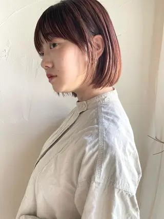 ミディアム 川本 裕🌿のヘアスタイル