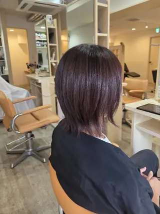 ミディアム 龍 悠紀のヘアスタイル