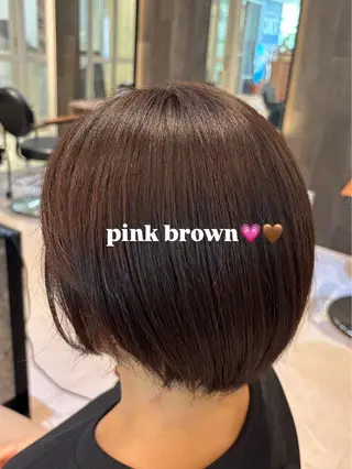 ショート カラー メンズ特化/ 透明感カラー/りなのヘアスタイル