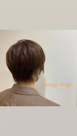 ショート カラー JINKIメンズ特化 メンズカットパーマのヘアスタイル