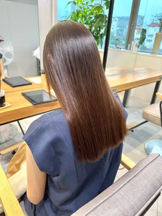 セミロング 上野湧太 髪質改善/艶カラーのヘアスタイル