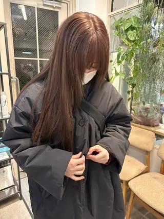 ロング カラー REINA☁️透明感 カラー/ぷつっと♡のヘアスタイル