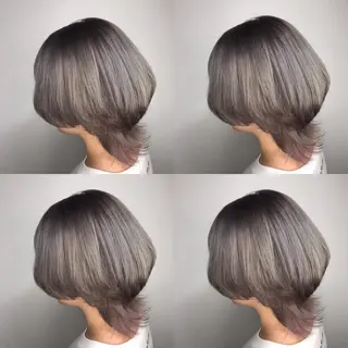 ミディアム カラー 似合わせ/ブリーチ カラー.岡田友仁のヘアスタイル