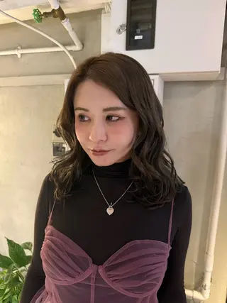 セミロング カラー ヘアアレンジ 海外/ハイトーン🪽 ☯️ami☯️のヘアスタイル