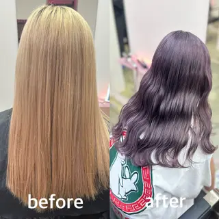 ロング 田中麻鈴/ハイトーン /ミルクティーのヘアスタイル