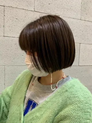 ショート longtemps所属・カワサキ マホのヘアスタイル