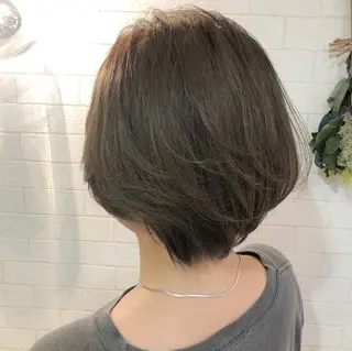ショート カラー eins.hair所属・過去一の柔髪ヘア 🌿einshairのヘアスタイル
