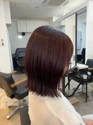 ミディアム カラー 🥀韓国ヘア🥀 宮津真菜のヘアスタイル