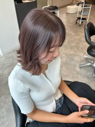 カラー 札幌美容室♡西塔 瑠音🎀のヘアスタイル