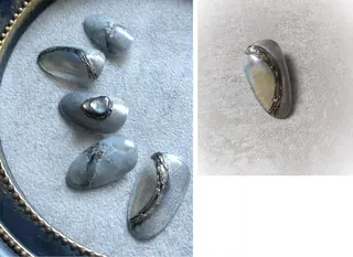 ネイル ⭐︎休業中の練習⭐︎ JNA認定講師髙橋のネイルデザイン