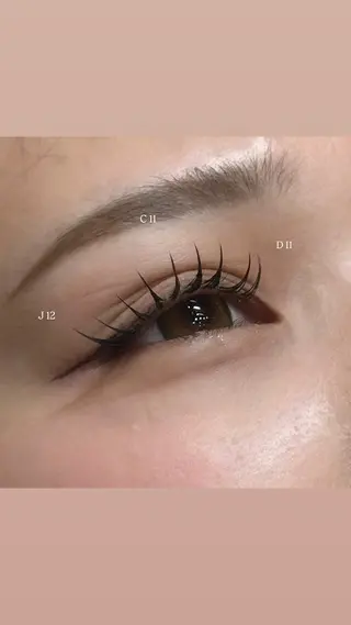 マツエク・マツパ 若狭 凜のマツエク・マツパデザイン