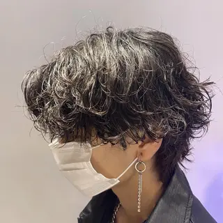 パーマ メンズ メンズ縮毛矯正 ♠️店長下平隼人のヘアスタイル