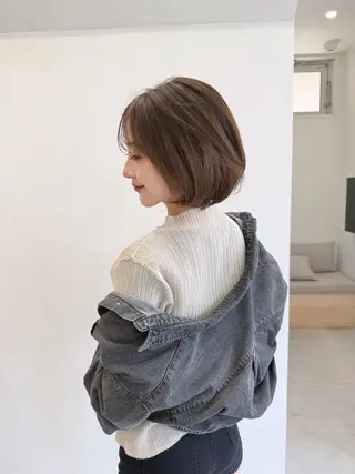 ショート 💛🤍U too e’s 鎌倉🧸のヘアスタイル