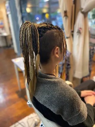 メンズ ロング scamp ★のヘアスタイル