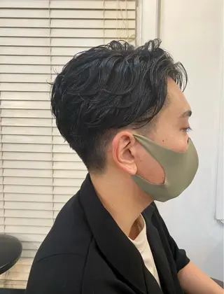 パーマ メンズ 🎀Maho🎀ボブ × 髪質改善のヘアスタイル