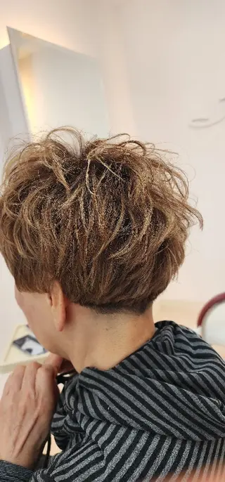 ショート パーマ カラー hairmake Juinのヘアスタイル