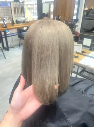 ミディアム カラー RIO🩶NEXT/ エクステ/ハイトーンのヘアスタイル