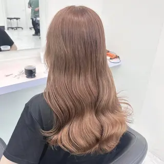 ロング カラー ヘアアレンジ 公式🎠LAND 池袋店🎠のヘアスタイル