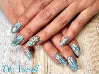 ミディアム ネイル T&A nailのネイルデザイン
