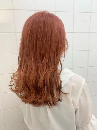 セミロング カラー ヘアアレンジ 🧨ブリーチー×ボブ レイヤー💎じゅえるのヘアスタイル