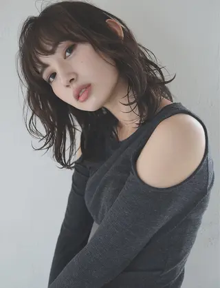 セミロング ヘアー.ネイル二刀流 misa🫧のヘアスタイル