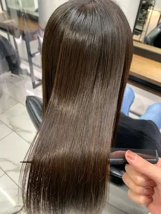 ロング ✨縮毛矯正/韓国 レイヤー/源✨のヘアスタイル