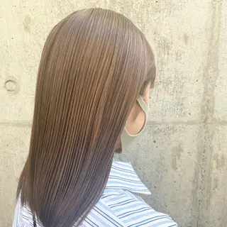 カラー Lamana所属・透明感カラー/ 加瀬たまものヘアスタイル