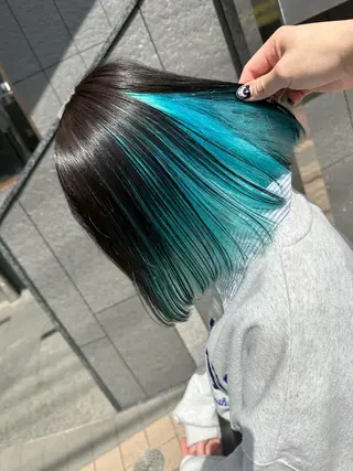 ミディアム カラー ブリーチ人気No.1 MANATO🎨🌈のヘアスタイル