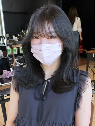 ミディアム 【1日2名様限定】 AFLOAT白川雄副のヘアスタイル