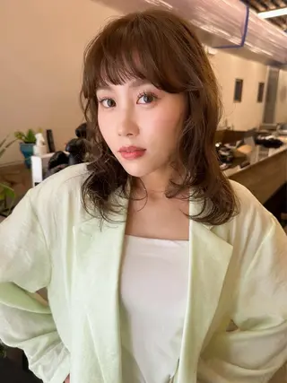 セミロング 🐏nao /レイヤーカット🐏のヘアスタイル