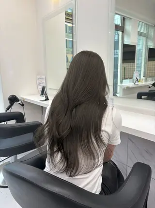 カラー 透明感ベージュ🤎 ナチュラルレイヤーのヘアスタイル