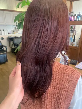 セミロング カラー regalo 森重ユウのヘアスタイル