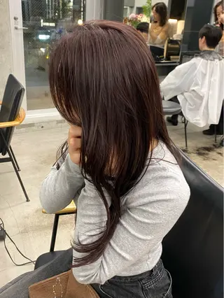 ロング カラー 村田 りょうやのヘアスタイル