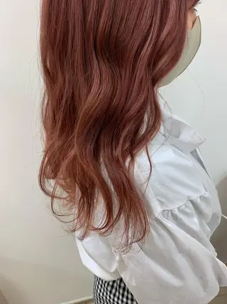 ミディアム カラー 暖色専門美容師🎀 お客様満足度◎のヘアスタイル