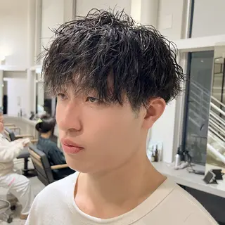 メンズ レイヤーカット/ 春日井/鵜飼元喜のヘアスタイル