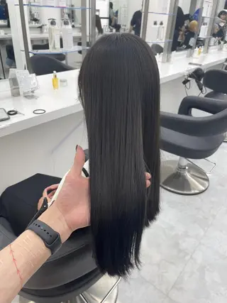 ロング カラー 💙ハイトーン韓国風 色白ヘア💙manaのヘアスタイル