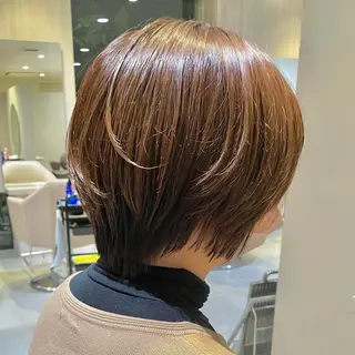 ショート カラー 神﨑優希 /髪質改善/艶カラーのヘアスタイル