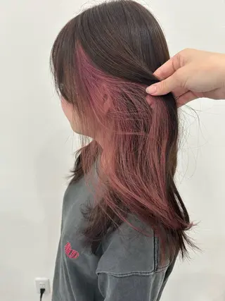 セミロング カラー nodoka /艶カラー🪽のヘアスタイル