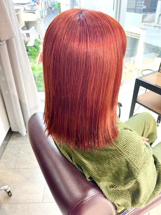 セミロング カラー 🎀透明感 カラー🎀ミズキのヘアスタイル