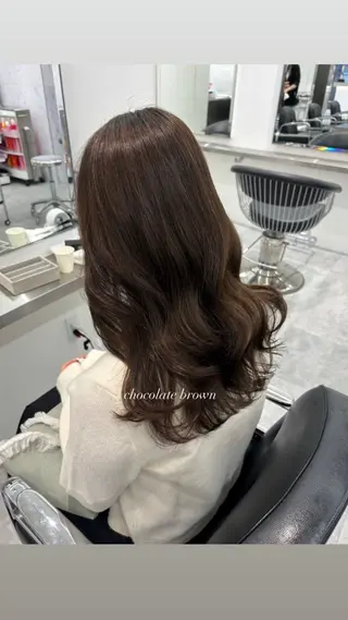 ロング ParveMix 宮﨑 梨里のヘアスタイル