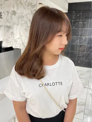 セミロング レビジュヘア 京都/桂のヘアスタイル