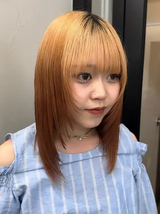 セミロング 髪質改善/レイヤー 🎀Ayaneのヘアスタイル