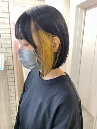 ショート カラー Hana ♡ marshu梅田のヘアスタイル