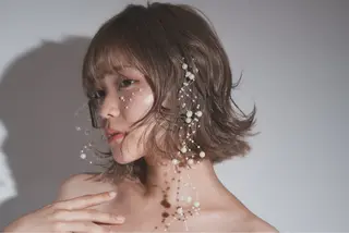 ミディアム 藤本 早耶のヘアスタイル