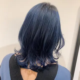 ミディアム カラー 巻ける縮毛矯正/艶 カラーchika🩵のヘアスタイル