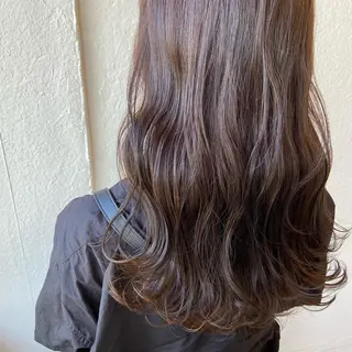 ロング カラー 入江 志穂のヘアスタイル