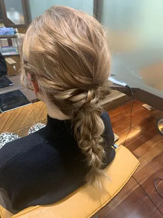 ヘアアレンジ ブリーチ/アレンジ 天満/chihiroのヘアスタイル