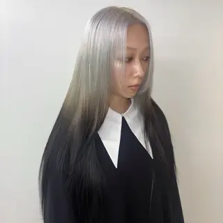 ロング カラー Ren. 🦋デザインカラーのヘアスタイル