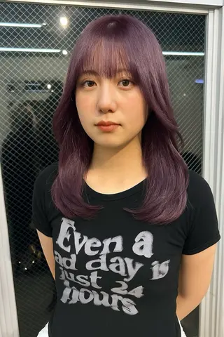 ミディアム カラー [lani ] konatsuのヘアスタイル